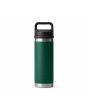 Botella Termo Yeti Rambler 18oz con tapón antifugas Chug color Verde Black Forest Green posterior
