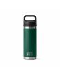 Botella Termo Yeti Rambler 18oz con tapón antifugas Chug color Verde Black Forest Green