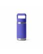 Botella de agua Yeti Rambler Jr 12oz Kids Ultramarine Violet para niños posterior