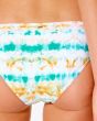 Braguita de bikini de cobertura completa Rip Curl Summer Palm Light Aqua etiqueta
