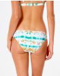 Braguita de bikini de cobertura completa Rip Curl Summer Palm Light Aqua posterior