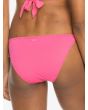 Mujer con Braguita de bikini con lazadas laterales Roxy Beach Classics Rosa posterior