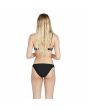 Mujer con Braguita de Bikini Volcom Simply Solid Full Negra posterior