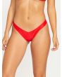 Braguita de Bikini Volcom Simply Solid V Roja para mujer