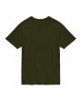 Camiseta orgánica con bolsillo Florence Marine X Burgee Organic Pocket verde oliva para hombre posterior