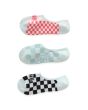 Pack Calcetines Invisibles Vans World Check Canoodle Blancos para mujer