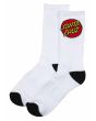 Calcetines Santa Cruz Classic Dot blancos para hombre