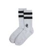 Calcetines Santa Cruz Screaming Hand Fusion grises para hombre