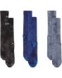 Calcetines de Skate para hombre Nike SB Plus Everyday Lightweight 3 pares negro, azul y gris posterior