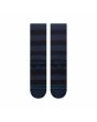 Calcetines Stance Stay Off my wave en color azul marino con rayas negras Unisex posterior