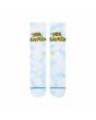 Calcetines Stance The Simpsons Intro Crew Sock blancos y azules Unisex frontal