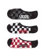 Calcetines invisibles Vans Classic Super No Show Checkerboard 3 pares