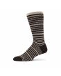 Calcetines Volcom Stripes Negros a rayas para hombre izquierda