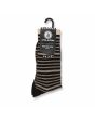 Calcetines Volcom Stripes Negros a rayas para hombre packaging