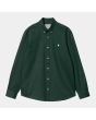 Camisa de manga larga Carhartt WIP Madison Shirt Discovery Green-Wax para hombre