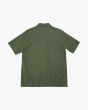 Camisa de manga corta Deus Ex Machina Field Shirt Verde para hombre posterior