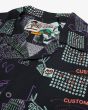 Camisa de manga corta Deus Ex Machina Primitive Negra para hombre cuello