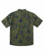 Camisa de manga corta Element x Smokey Bear Scene Verde para hombre posterior