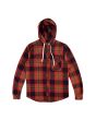 Camisa de franela Lightning Bolt Chuck roja