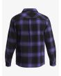 Camisa de franela Quiksilver Mercury Flannel Corsucan Blue para hombre posterior