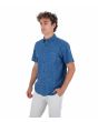 Hombre con Camisa de manga corta Hurley One and Only Stretch Obsidian Azul lateral