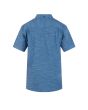 Camisa de manga corta Hurley One and Only Stretch Obsidian Azul para hombre posterior