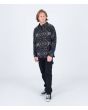 Hombre con Camisa de franela orgánica Hurley Portland Organic Negra frontal