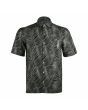 Camisa de manga corta Lightning Bolt Tropical Earth Gris para hombre