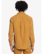 Hombre con camisa de Manga Larga Quiksilver marrón Smoke Trail posterior