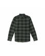 Camisa de manga larga Volcom Caden Plaid Negra para hombre