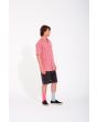 Hombre con Camisa de manga corta Volcom Newbar Stripe Washed Ruby derecha