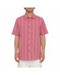 Hombre con Camisa de manga corta Volcom Newbar Stripe Washed Ruby 