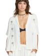 Mujer con Camisa de manga corta Volcom Sun Stunner Bone abierta
