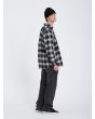 Hombre con camisa de manga larga Volcom Tone Stone negra derecha
