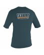 Camiseta de protección solar UPF 50 +O'Neill Premium Skins Graphic azul para hombre posterior