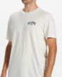 Hombre con Camiseta orgánica de manga corta Billabong A/Div Arch blanca lateral