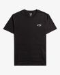 Camiseta de manga corta Billabong Arch Crew negra para hombre