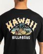 Hombre con Camiseta de manga corta Billabong Arch Dreamy Place Negra estampado espalda