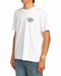 Hombre con camiseta de manga corta Billabong Arch Dreamy Place blanca lateral
