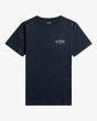 Camiseta de manga corta Billabong Arch Fill Azul marino para niños de 8 a 16 años