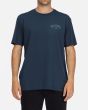 Hombre con camiseta de manga corta Billabong Arch Fill azul marino 