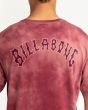 Hombre con camiseta de manga corta Billabong Arch Tie Dye Roja espalda