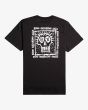 Camiseta de manga corta Billabong Bad Billy negra para hombre posterior