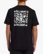 Hombre con camiseta orgánica de manga corta Billabong Coral Gardeners Horizon Negra espalda