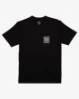 Camiseta orgánica de manga corta Billabong Coral Gardeners Horizon Negra para hombre
