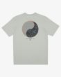 Camiseta orgánica de manga corta Billabong Coral Gardeners Clear Sky para hombre posterior
