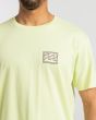 Hombre con Camiseta de manga corta Billabong Crayon Wave Verde pecho