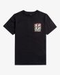 Camiseta de manga corta Billabong Four Skulls negra para chico