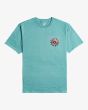 Camiseta de manga corta Billabong Hologram turquesa para hombre