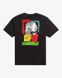 Camiseta de manga corta Billabong Ripped Negra para hombre posterior